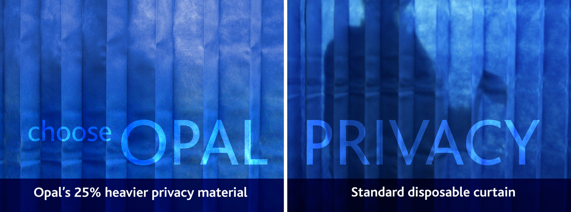 opal disposable curtains opacity